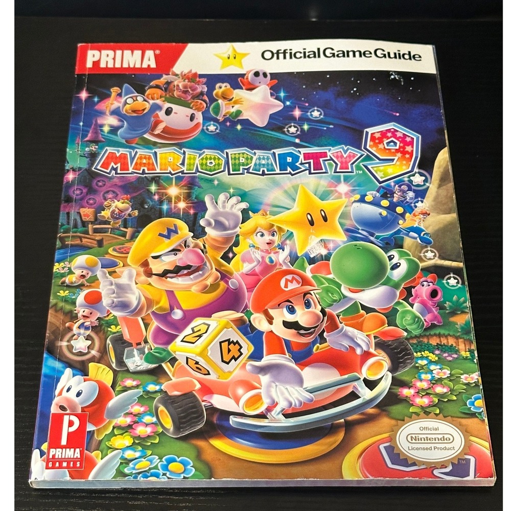 Mario Party 9‎ Official Game Guide Prima Games Nintendo Wii Strategy Book 2012